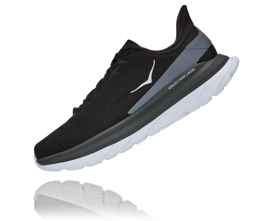 Zapatillas Running Hoka One One Hombre - Mach 4 - Negras/Blancas - BYE873412